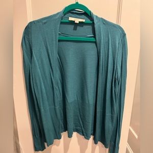 Turquoise cardigan
